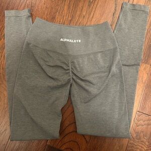 Gray Alphalete Amplify Leggings